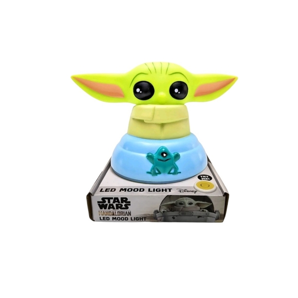 Disney Star Wars The Mandaloria Baby Yoda Grogu LED Mood Light Night Light - Picture 3 of 5